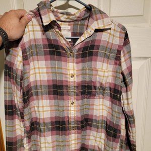 Multi-Colored American Eagle Flannel (XS)